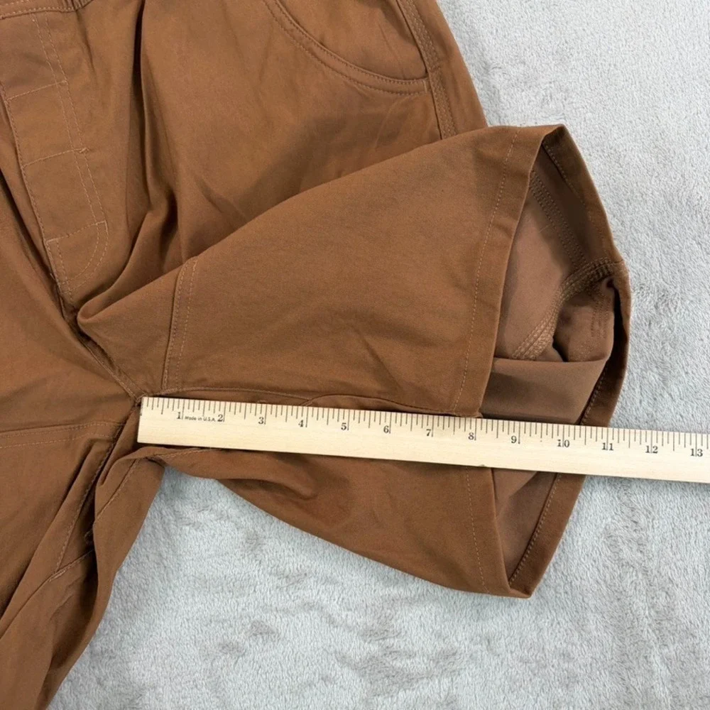 prAna Stretch Zion II E-Waist Hiking Shorts in Brown‎ Men 2XL Performance NWOT